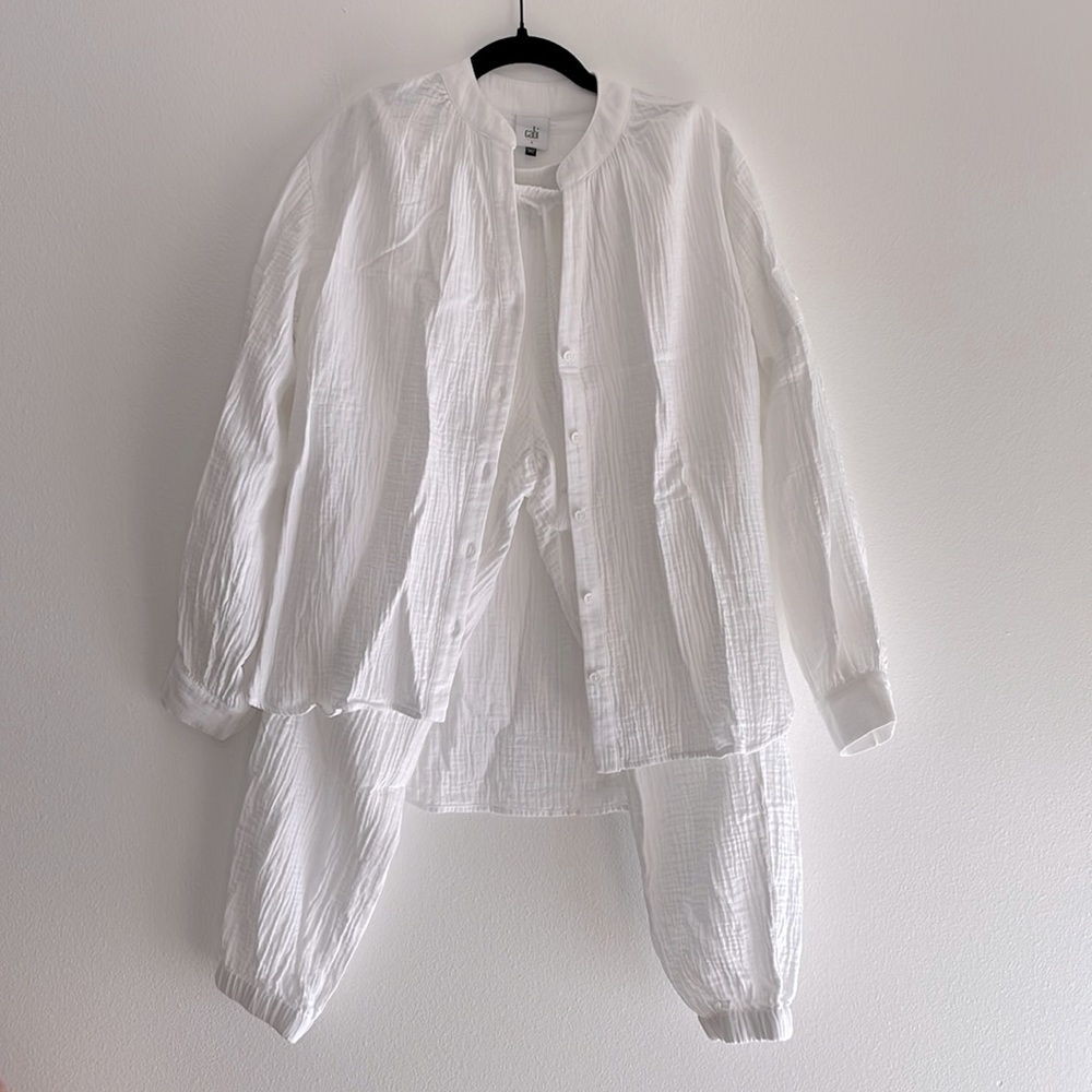 Cabi Cotton Top and Bottom Set